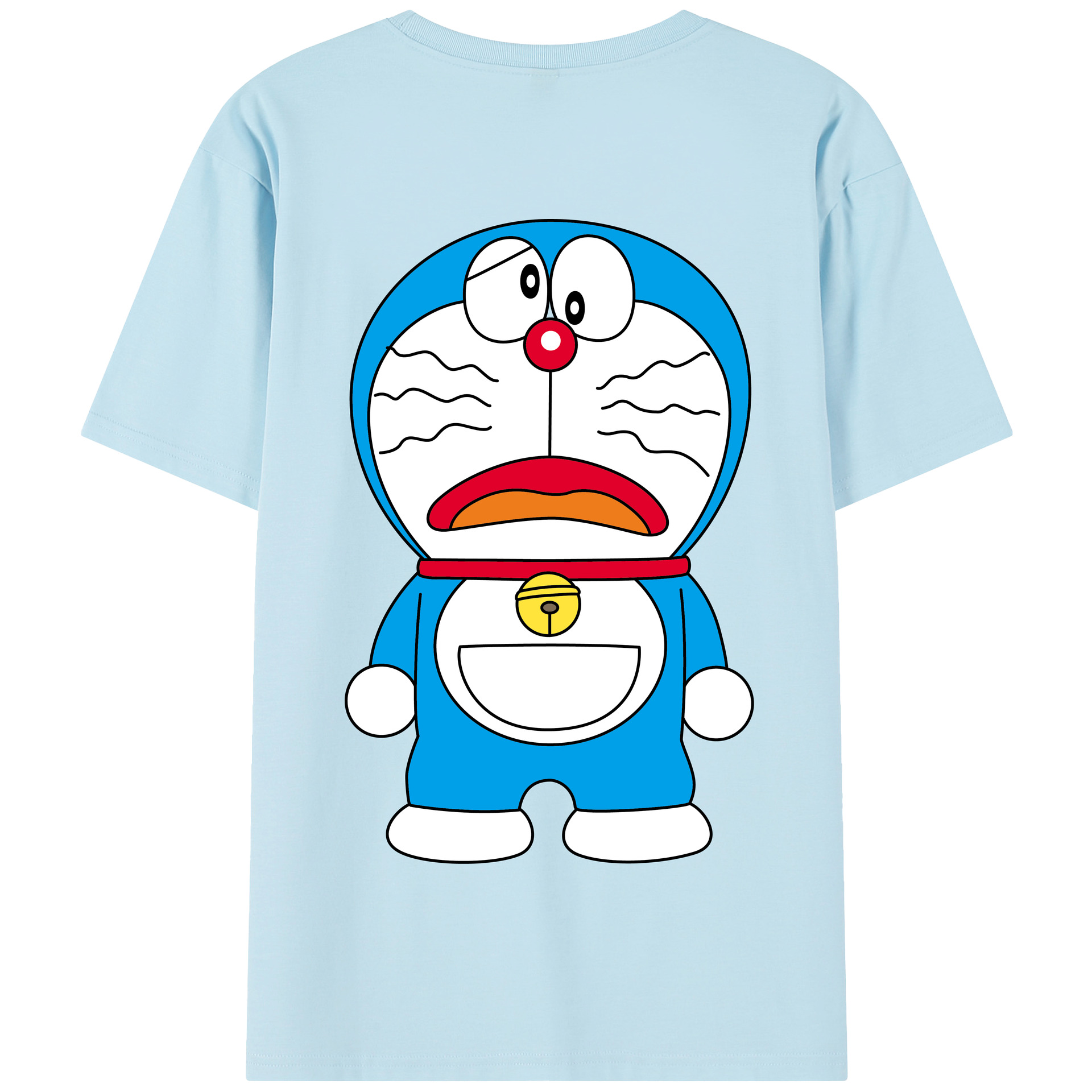 （画像用） ドラえもん Doraemon 綿100％半袖Tシャツ（背面プリント）